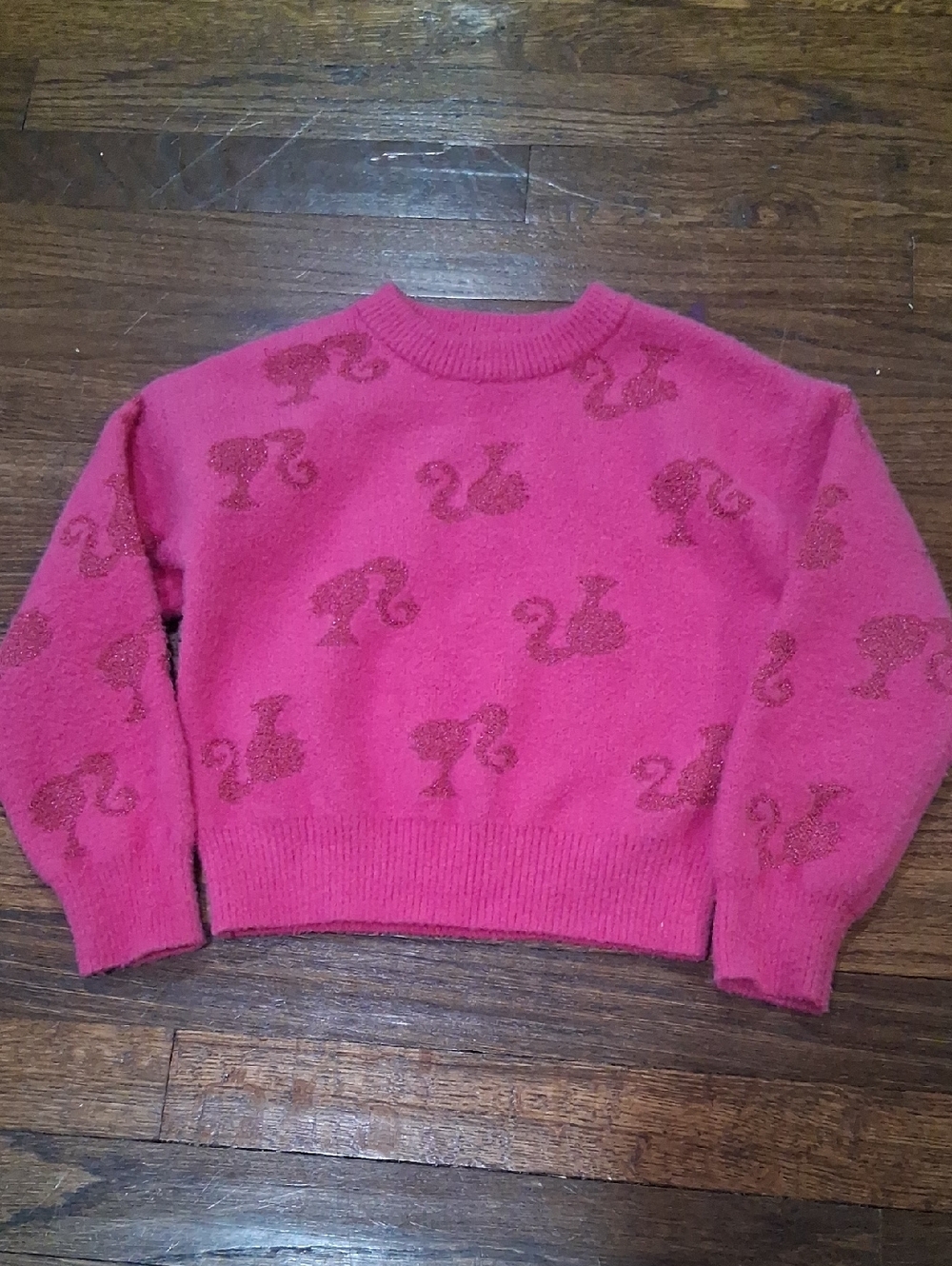 Pink Girl's BARBIE Sweater